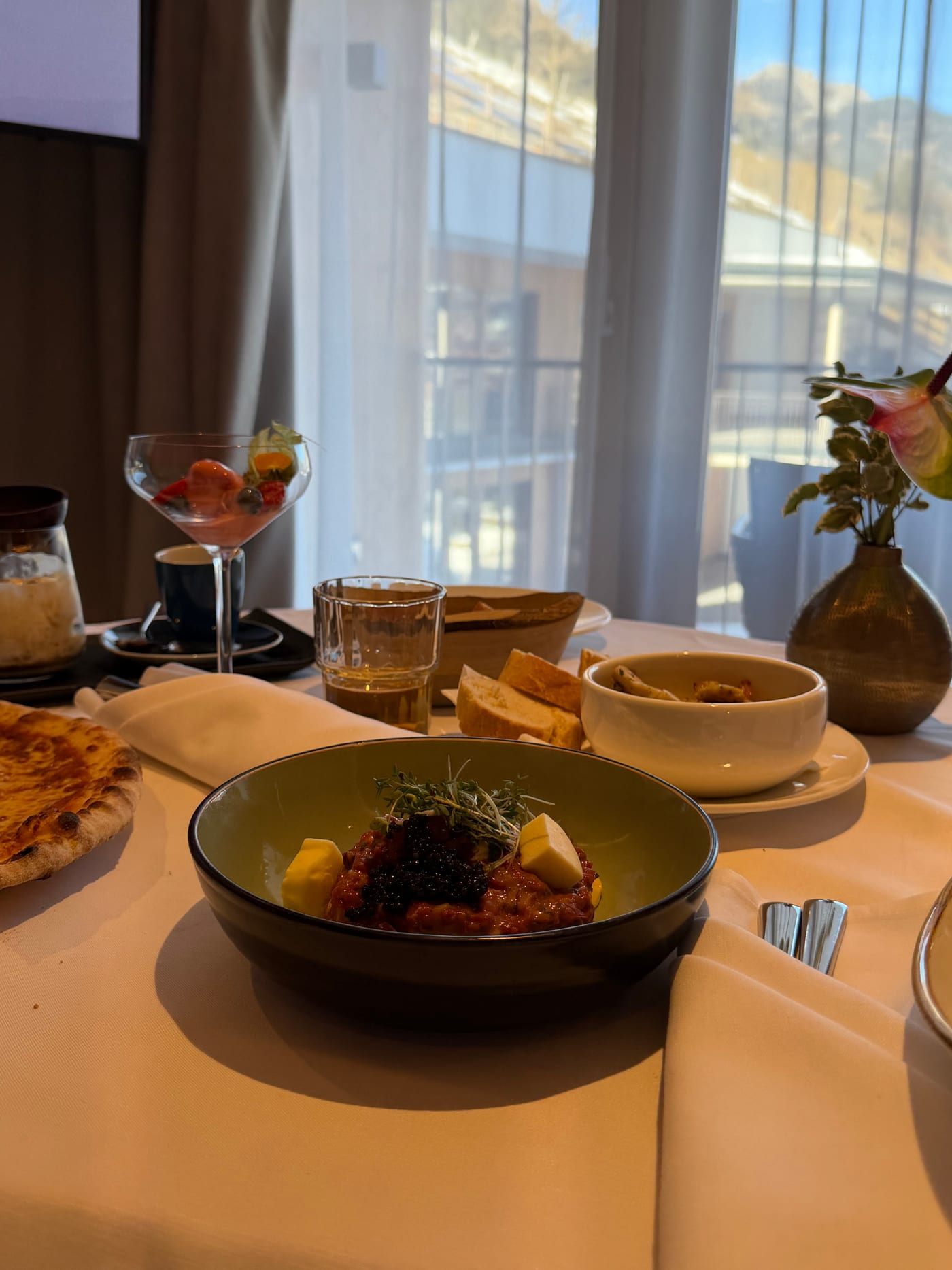 Mountain dining: where the view is the main course